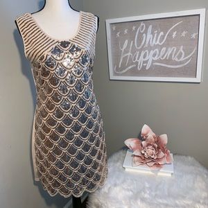 Beautiful Gold Sequins Semi-Formal/Formal Dress